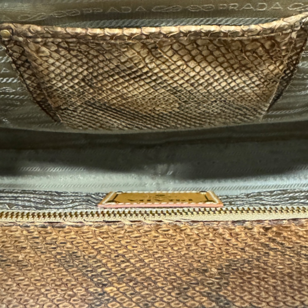 Prada Python Frame Bag - image 7